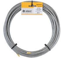 Трос стальной (DIN 3055) в оплетке ПВХ 4/5мм  (20 м) Фасовка