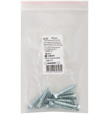 Болт сантехнический DIN 571 6/35 10 шт Фасовка