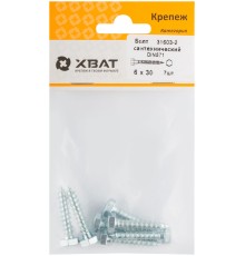 Болт сантехнический DIN 571 6/30 ( фасовка 7 шт )