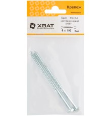 Болт сантехнический DIN 571 6/100 ( фасовка 2 шт ) Болт сантехнический DIN 571 6/100 ( фасовка 2 шт )