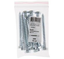 Болт сантехнический DIN 571 8/80 10 шт Фасовка MU