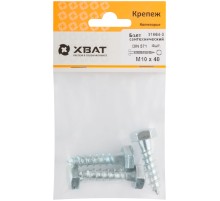 Болт сантехнический DIN 571 10/40 (фасовка 4 шт.) Болт сантехнический DIN 571 10/40 (фасовка 4 шт.)