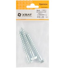 Болт сантехнический DIN 571 10/80 (фасовка 3 шт.)