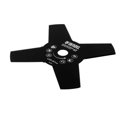 Диск для триммера , 255 х 25,4 4 лезвия// Denzel