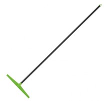 Грабли пластиковые, 430 мм, 13 прямых зубьев, металлический черенок, Сибртех