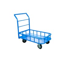Тележка платформенная TOR ТП-МБ (600х1000) с бортами (колеса 160 мм)