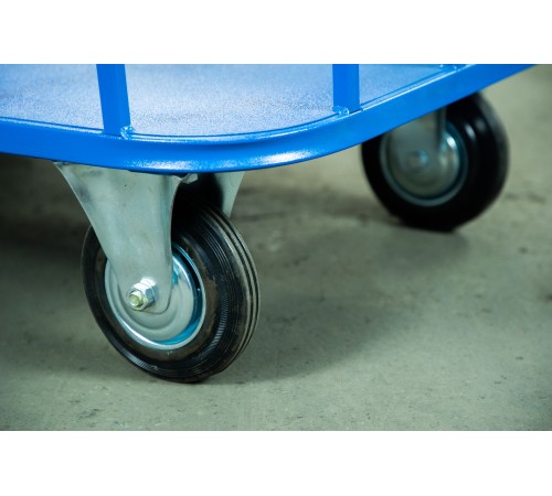 Тележка платформенная TOR ТП-Б (600х1000) (колеса 160 мм) с бортами