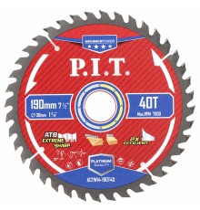Диск пильный по дереву P.I.T. ACTW14-190T40