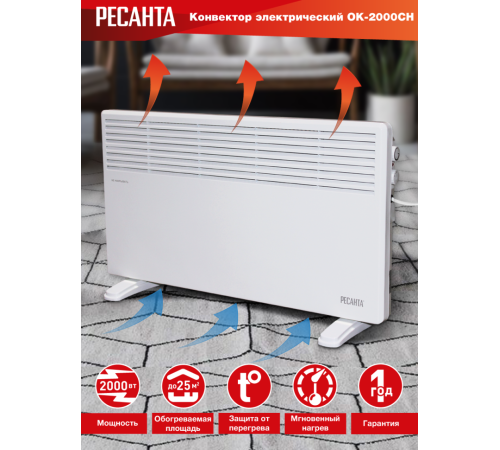 Конвектор РЕСАНТА ОК-2000СН