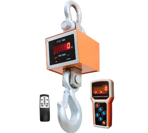 Весы крановые ВЭК-20000 с дублированием показаний 
на пульт