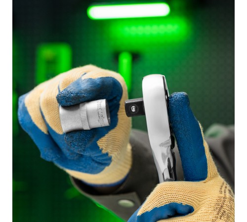 Ключ-трещотка 1/2", 45 зубьев, с быстрым сбросом, CrV, хром Сибртех