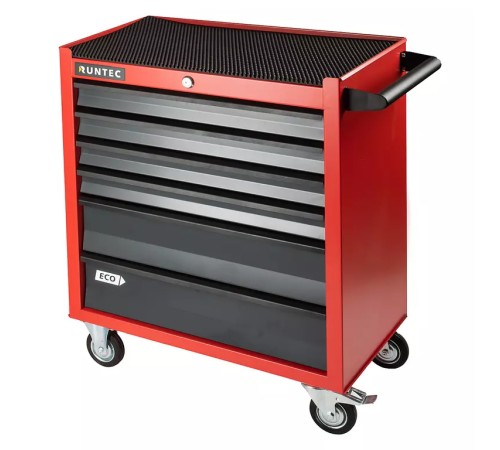 RUNTEC RTEC-6R Тележка инструментальная 6 полочная ECO красная