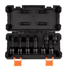 Набор ударных торцевых насадок 1/2", Spline, M12-M18, L = 45-78 мм, кейс, 8 предметов AFFIX AF00746008C