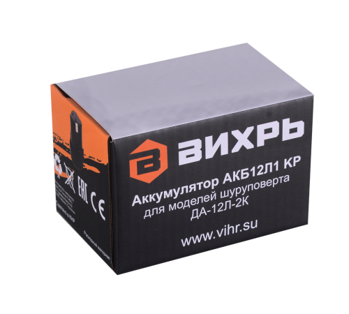 Аккумулятор для шуруповертов Вихрь ДА-12Л-2К (АКБ12Л1 KP)