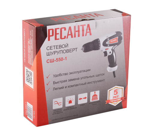 Сетевой шуруповерт Ресанта СШ-550-1 Сетевой шуруповерт Ресанта СШ-550-1