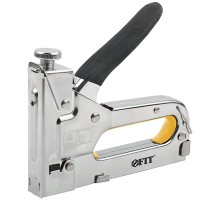 Степлер для узких скоб "тип 53" 4-14 мм, регулировка силы удара, металлический корпус FIT IT