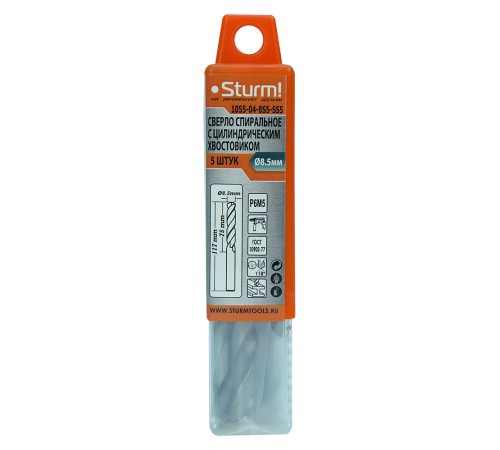 Сверло по металлу Sturm! 1055-04-8S5-SS5 Сверло по металлу Sturm! 1055-04-8S5-SS5