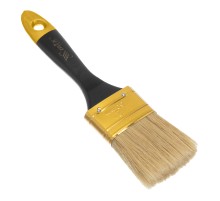 Кисть плоская "Профи" 2", натуральная щетина, деревянная ручка MTX