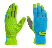Перчатки садовые на липучке,силиконовое нанесение, размер 9, Luxe Palisad