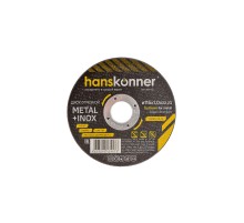Диск отрезной по металлу 115х1,0х22,23 Hanskonner
