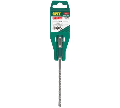 Бур по бетону SDS PLUS с двойной резьбой  6х160 мм FIT IT