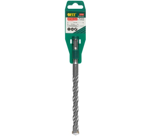 Бур по бетону SDS PLUS с двойной резьбой 16х210 мм FIT IT