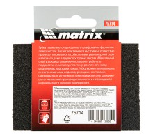 Губка для шлифования, 100 х 70 х 25 мм, средняя плотность, P 100 Matrix