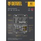Набор инструментов, 1/2", 1/4", CrV, S2, пластиковый кейс, 82 предмета Denzel