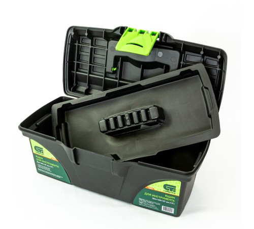 Ящик для инструмента, 324 х 165 х 137 мм, 13", пластик Сибртех