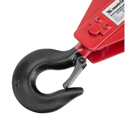 Блок монтажный с крюком, 2 т Matrix