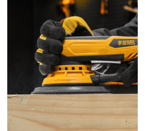 Машина шлифовальная орбитальная бесщет OS-150-BL, 350 Вт, 4000-10000 об/мин Denzel