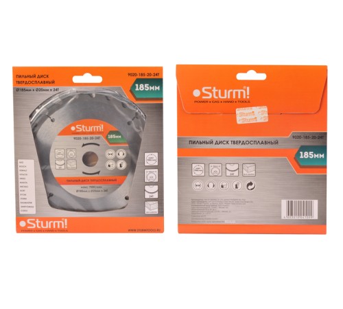 Диск пильный Sturm! 9020-185-20-24T