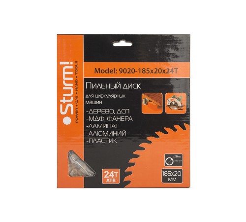 Диск пильный Sturm! 9020-185-20-24T