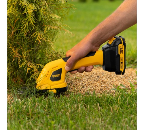 Ножницы-кусторез аккумуляторные GS-20, Li-Ion, 20 В Denzel