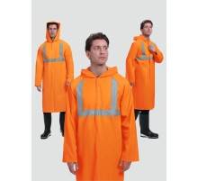 Плащ влагозащитный сигнальный PROFLINE Base СОП (ПВХ,180), оранжевый