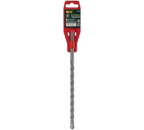 Бур SDS-PLUS, двойная резьба, центрирующий выступ 12х260 мм FIT IT Бур SDS-PLUS, двойная резьба, центрирующий выступ 12х260 мм FIT IT