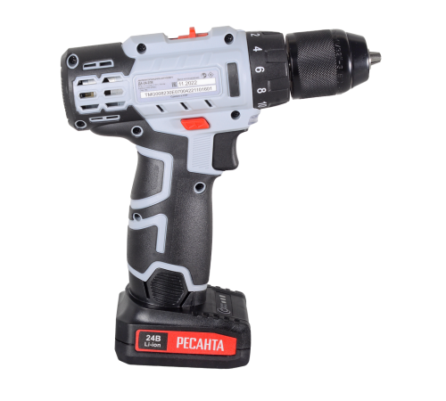 Дрель-шуруповерт аккумуляторная Ресанта ДА-24-2ЛК