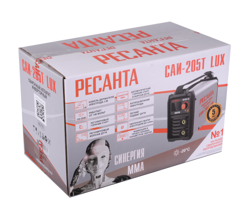 Сварочный аппарат инверторный Ресанта САИ-205Т LUX Сварочный аппарат инверторный Ресанта САИ-205Т LUX