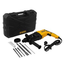 Перфоратор электрический RHH-800-26, SDS-plus, 800 Вт, 3 Дж, 3 плюс 1 реж. Denzel