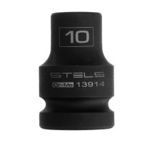 Головка ударная шестигранная, 10 мм, 1/2, CrMo Stels