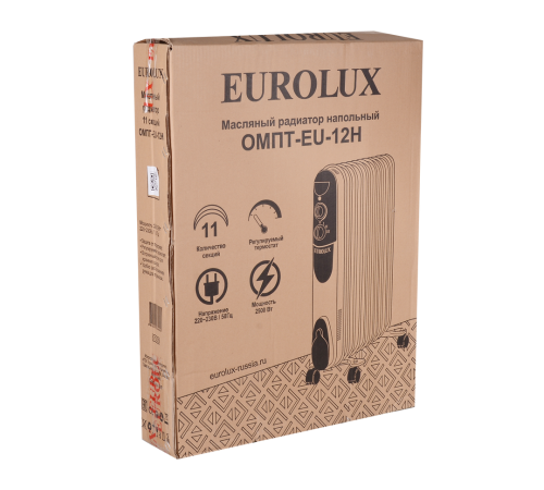Масляный радиатор Eurolux ОМПТ-EU-12Н Масляный радиатор Eurolux ОМПТ-EU-12Н
