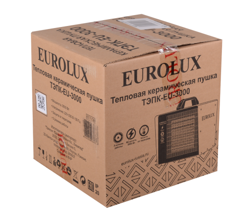 Электрическая теплопушка Eurolux ТЭПК-EU-3000 Электрическая теплопушка Eurolux ТЭПК-EU-3000