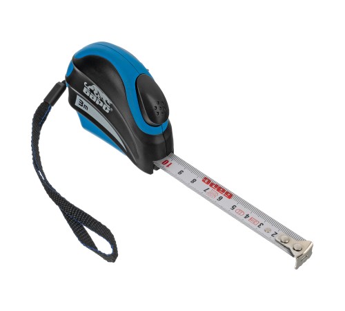 Рулетка Полимер,3 м х 16 мм,автоматическая фиксация,эргономичная форма Барс