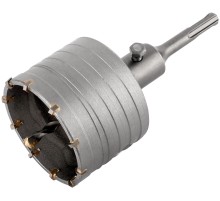 Коронка кольцевая по бетону, хвостовик 110 мм в сборе, 80 мм FIT IT