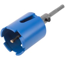 Коронка кольцевая по бетону алмазная безударная в сборе, SDS-PLUS, 5 зубьев, 68 мм MOS