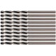 Сверла по металлу HSS черненые 2,5x57 мм (10 шт.) FIT DIY