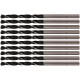 Сверла по металлу HSS черненые 3,2x63 мм (10 шт.) FIT DIY