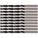 Сверла по металлу HSS черненые 4,5x80 мм (10 шт.) FIT DIY