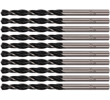 Сверла по металлу HSS черненые 5,0x86 мм (10 шт.) FIT DIY