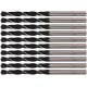 Сверла по металлу HSS черненые 5,0x86 мм (10 шт.) FIT DIY